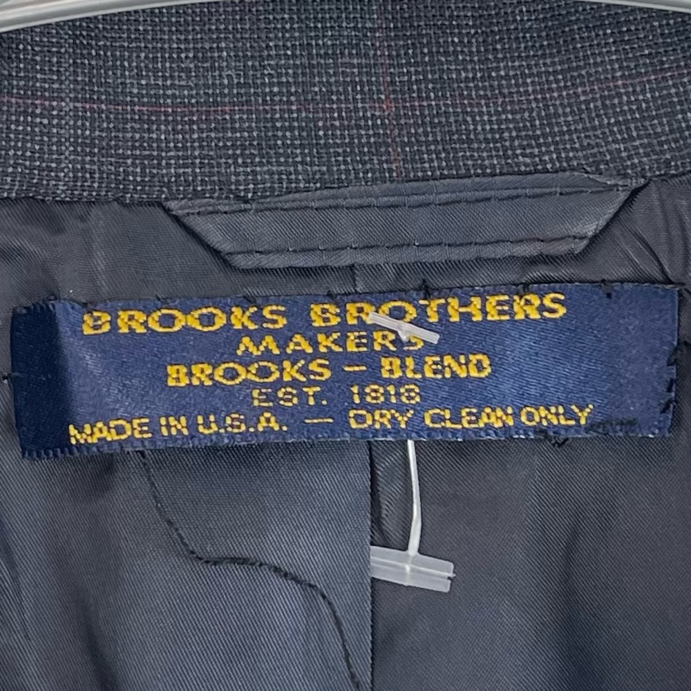 Brooks Brothers Maker Brooks Blend Men’s Blazer Size 46R, 42W - Picture 4 of 10